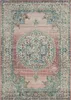 A flat lay of a rug with a vintage-inspired design. Náhled obrázku produktu
