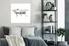 MuchoWow® Poster Weltkarte - Aquarell - Zitat 75x75 cm - Produktbild-Vorschau 4