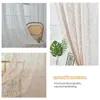 2 Stück Boho Modern Vorhange Spitze Verdunkelungsvorhang Produktbild-Vorschau 7