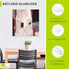 ARTland Wandbild Alu für Innen & Outdoor Rot an Grau I - Produktbild-Vorschau 4