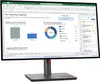 Lenovo 63A1GAT1EU Lenovo ThinkVision P27h-30 (27") QHD Anteprima dell’immagine prodotto 4