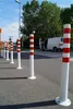 Poteau de blocage TPU blanc/rouge D.80mm à fixer avec Voir les images du produit 11