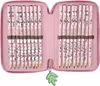 Dreifaches Federmäppchen für Mädchen mit Panda 10 Zubehör Produktbild-Vorschau 4
