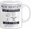 Musiktherapeutin Und Prinzessin Tasse Geschenk Für Eine Produktbild-Vorschau 1