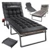 Skladacie kempingové lôžko Relaxdays, matrac, vankúš pod Náhľad obrázku produktu 1