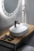 INFINITY OVAL Aufsatzwaschbecken, 60x40cm, weiss matt Produktbild-Vorschau 3