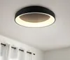 Große LED Deckenleuchte mit Fernbedienung & Dimmer Schwarz Produktbild-Vorschau 10