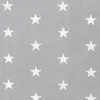 A repeating pattern of white stars on a gray background. Produktbild-Vorschau