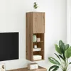 vidaXL TV-Schrank mit LED-Leuchten Artisan-Eiche Produktbild-Vorschau 2