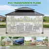 Bâche transparente imperméable avec renforts d'œillets, Voir les images du produit 2