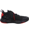 A side view of a black Adidas sneaker with red accents. Podgląd zdjęcia produktu