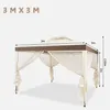 Gartenpavillon, 3x3M, Dachplane, Sonnenschutz Pavillon, Produktbild-Vorschau 3