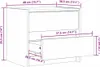 vidaXL Nachttische 2 pcs Wachsbraun 40 x 30.5 x 35.5 cm Produktbild-Vorschau 8