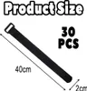 30 Stück 40 cm lange schwarze Kabelbinder, Produktbild-Vorschau 5