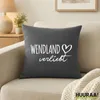 Huuraa Kissenbezug Wendland verliebt 40x40cm Steel Grey Produktbild-Vorschau 2