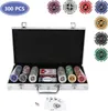 Izrielar 300 Pokerchips Spiel Pokerset Pokerkoffer Set mit Produktbild-Vorschau 10