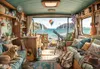 BLUEBIRD Puzzle Camping à la côte 1000 pièces Voir les images du produit 1