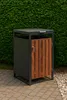 GreenYard Mülltonnenbox Mülltonnenverkleidung Stahl 120L Produktbild-Vorschau 3