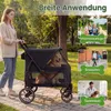 Składany wózek dla psów COSTWAY, wózek dla psów do 40 kg, Podgląd zdjęcia produktu 8