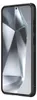 A black phone case with a geometric pattern on the screen, shown from a side angle. Produktbild-Vorschau