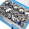 CCLIFE 21tlg 1/2" sada nástrčných klíčů s více zuby sada Náhled obrázku produktu 4