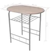 vidaXL Raňajkový stôl Bar Set MDF Náhľad obrázku produktu 2