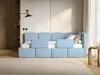 Selsey Cloudy – Kinderbett 90x200, Rausfallschutz, Kopfteil Produktbild-Vorschau 2