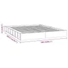vidaXL Łóżko z litego drewna 150x200 cm Podgląd zdjęcia produktu 8