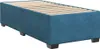 vidaXL Bettgestell Blau 90x190 cm Samt Produktbild-Vorschau 6