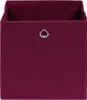 vidaXL Aufbewahrungsboxen 4 Stk. Dunkelrot 32x32x32cm Stoff Produktbild-Vorschau 2