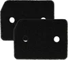 Two black foam filters are shown against a white background. Produktbild-Vorschau