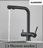 Felix | 3 Wege Premium Schwarz matt ausziehbare Armatur | Produktbild-Vorschau 6