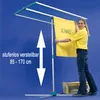 Juwel Wäscheständer SWING 200 Kombi (Ständer/Hülse) bis 170 cm höhenverstellbar Wäschetrockner Wäscheleine 9001567300146 30014 30814 457019 Anteprima dell’immagine prodotto