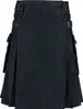 Altana Industries Mittellanger Rock Herren Black Kilt Produktbild-Vorschau 1