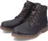A pair of brown leather boots on a white background. Produktbild-Vorschau