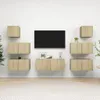 vidaXL 7-tlg. TV-Schrank-Set Sonoma-Eiche Holzwerkstoff -  Produktbild-Vorschau 2