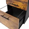Cassettiera con rotelle Relaxdays, 3 cassetti, raccoglitori Anteprima dell’immagine prodotto 5