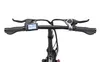 Close-up view of the handlebars of an electric bicycle. Produktbild-Vorschau