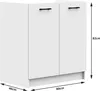 Küchenmöbel-Set OLIWIA 1.8m Modulares Weiß B180xH203xT46 cm Produktbild-Vorschau 7