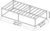 Łóżko metalowe 'Trerunta' rama łóżka 90 x 200 cm stal Podgląd zdjęcia produktu 4