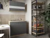 Spülenunterschrank Oberschrank Küche 100 cm Eiche Sägerau Produktbild-Vorschau 1
