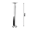 Hettich Möbelfuß / Tischbein Edelstahl finish,25 x 25 x 300 Produktbild-Vorschau 2
