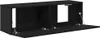 vidaXL TV-Schränk 2 pcs Schwarz 100 x 30 x 30 cm Produktbild-Vorschau 5