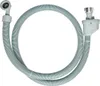 A washing machine drain hose coiled on a white background. Produktbild-Vorschau