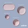 Palmer Coco Snackschalen Set 5-teilig Rosa Porzellan Tapas Produktbild-Vorschau 3