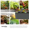 tectake® Vyvýšený záhon, 120x100x62 cm, pozinkovaná ocel, Náhled obrázku produktu 4