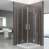 i-flair Falttür Duschkabine 70x90x180 cm aus  6 mm Produktbild-Vorschau 1