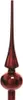 Christbaumspitze Glas 26cm ochsenblut glänzend Produktbild-Vorschau 2