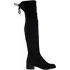 s.Oliver Damen Stiefel Overknee Stretchschaft Blockabsatz Produktbild-Vorschau 3