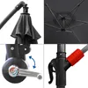 Sonnenschirm Ø3m inkl. Gartenschirm 360° drehbar Produktbild-Vorschau 3